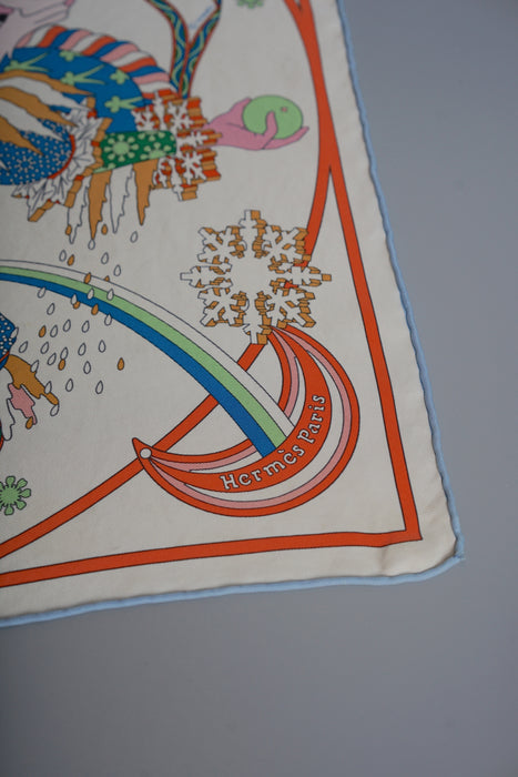 Hermes "Le Sacre de l'Hiver" scarf