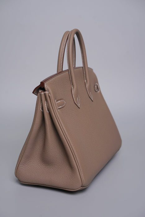 Hermes Birkin 25 in Etoupe Togo Phw (Brand New)