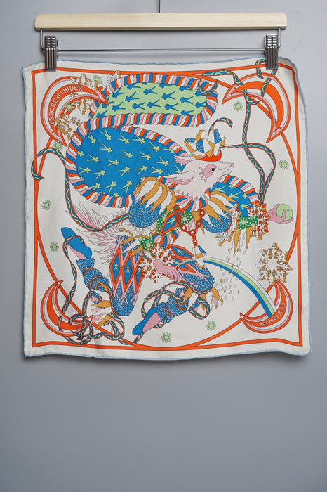 Hermes "Le Sacre de l'Hiver" scarf