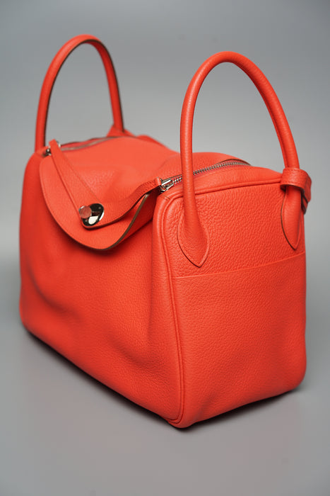 Hermes Lindy 30 in Rose Jaipur Phw