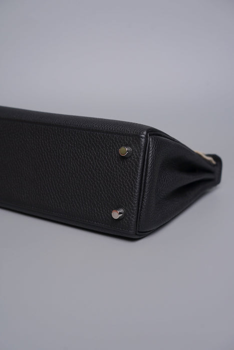 Hermes Kelly 25 in Noir Togo Phw