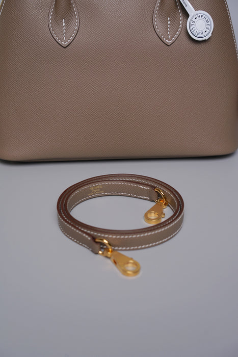 Hermes Bolide 25 in Etoupe Epsom Ghw (Brand New)