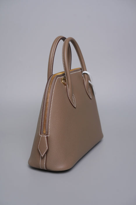Hermes Bolide 25 in Etoupe Epsom Ghw (Brand New)