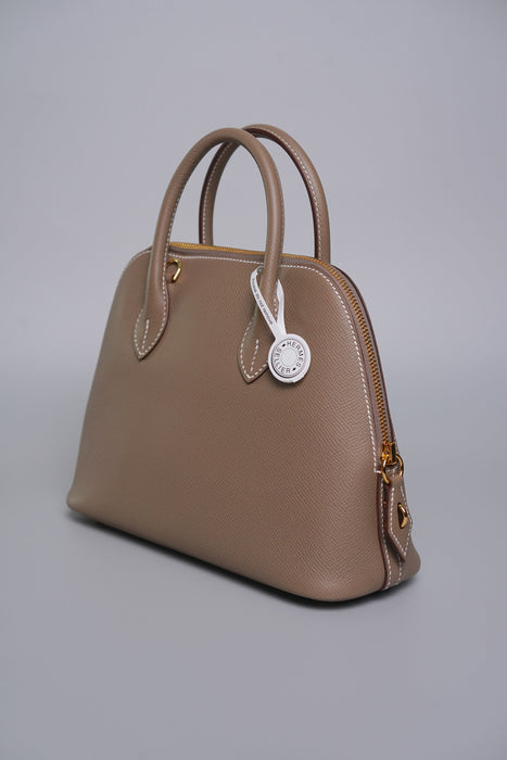 Hermes Bolide 25 in Etoupe Epsom Ghw (Brand New)