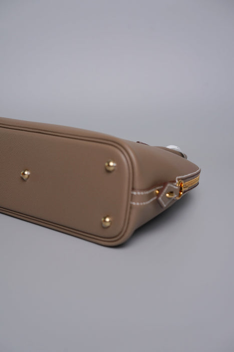 Hermes Bolide 25 in Etoupe Epsom Ghw (Brand New)