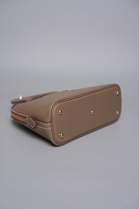 Hermes Bolide 25 in Etoupe Epsom Ghw (Brand New)