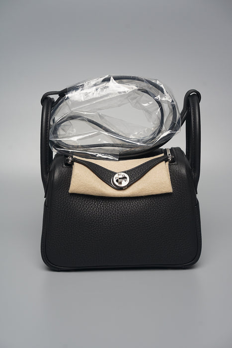 Hermes Mini Lindy in Black Phw (Brand New)