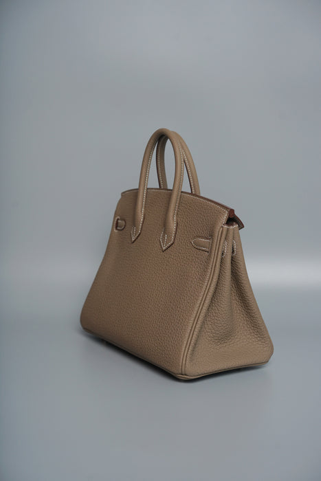 Hermes Birkin 25 in Etoupe Togo Phw (Brand New)