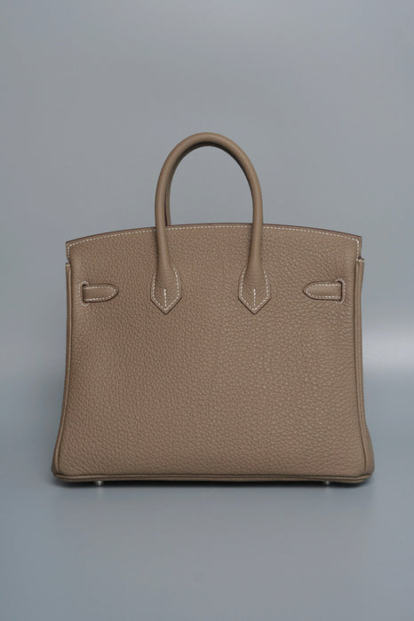 Hermes Birkin 25 in Etoupe Togo Phw (Brand New)