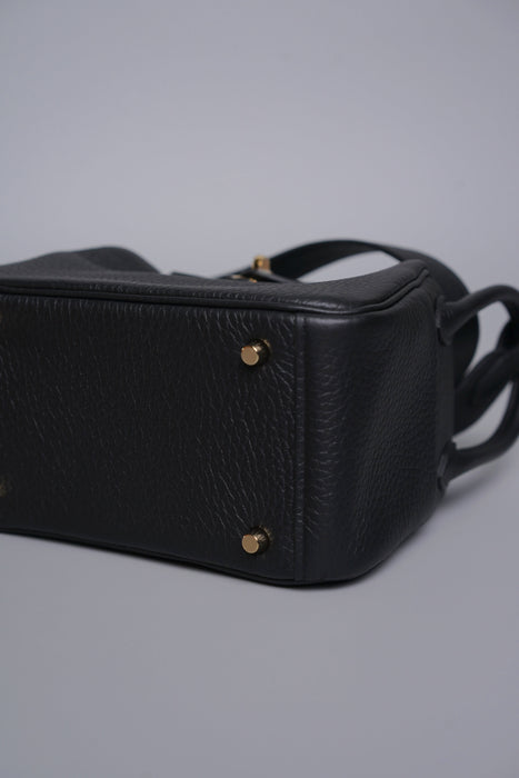 Hermes Mini Lindy II in Noir Ghw (Brand New)
