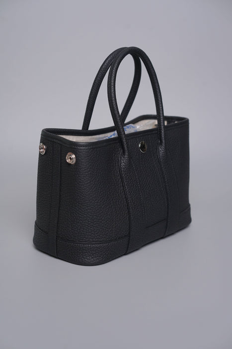 Hermes Mini Garden Party 23 in Noir Phw (Brand New)