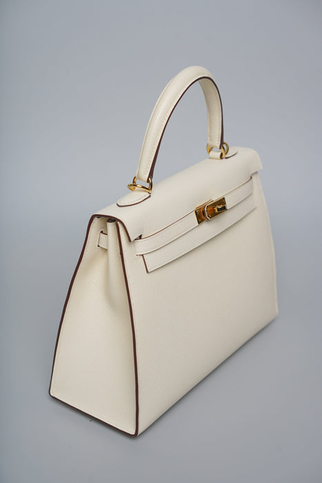 Hermes Kelly 25 in Nata Epsom Ghw (Brand New)