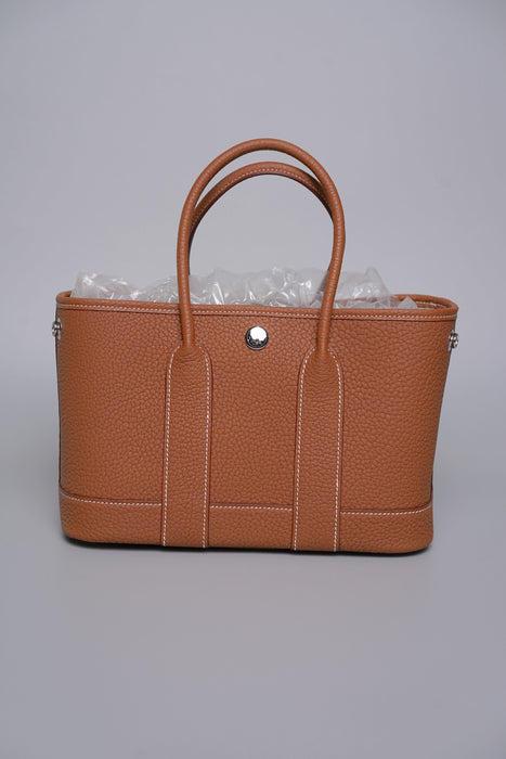 Hermes Mini Garden Party 23 in Gold Phw (Brand New)