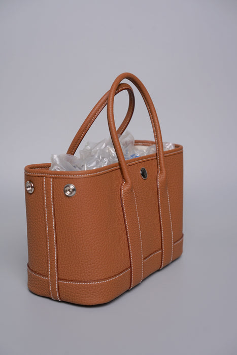 Hermes Mini Garden Party 23 in Gold Phw (Brand New)