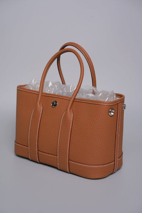 Hermes Mini Garden Party 23 in Gold Phw (Brand New)