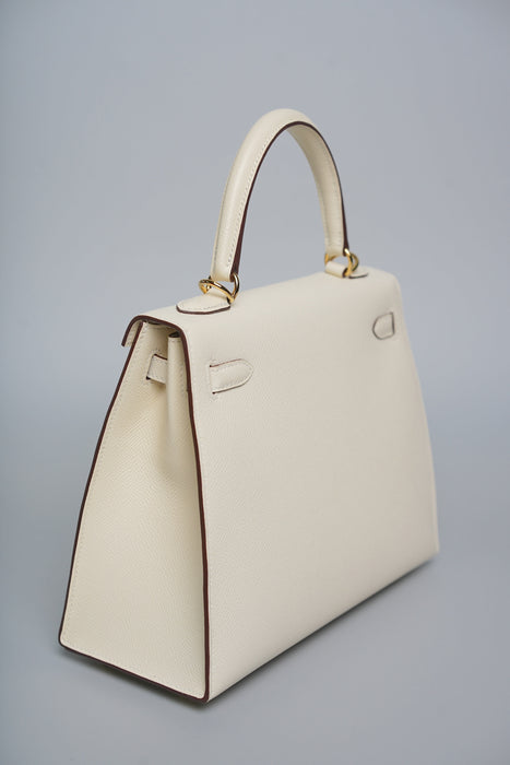 Hermes Kelly 25 in Nata Epsom Ghw (Brand New)