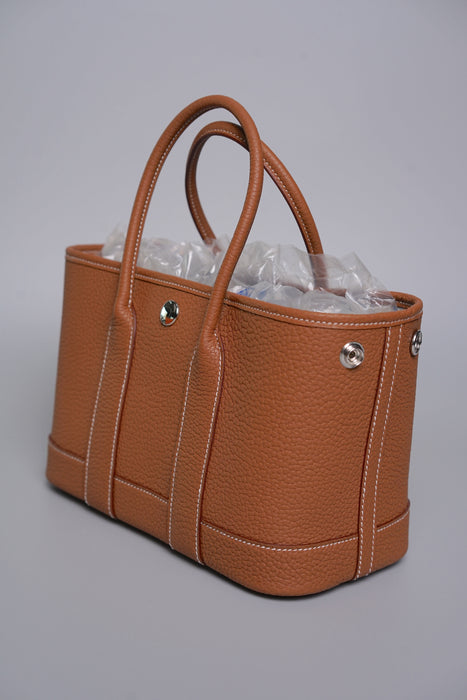 Hermes Mini Garden Party 23 in Gold Phw (Brand New)