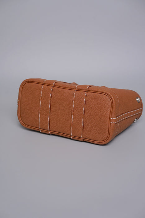 Hermes Mini Garden Party 23 in Gold Phw (Brand New)