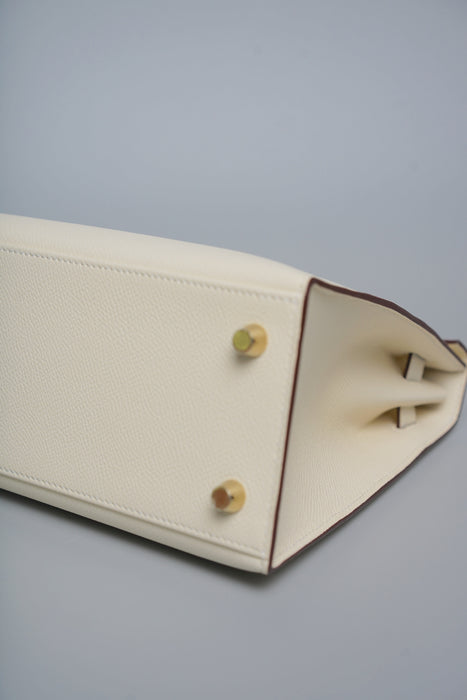 Hermes Kelly 25 in Nata Epsom Ghw (Brand New)