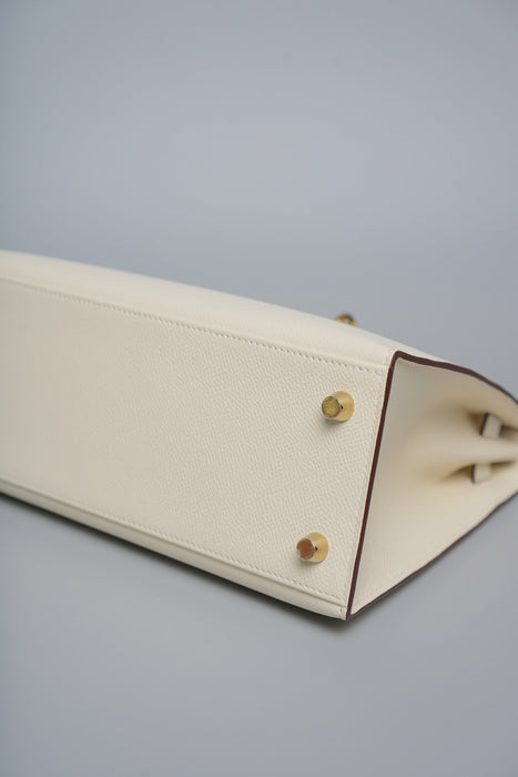 Hermes Kelly 25 in Nata Epsom Ghw (Brand New)