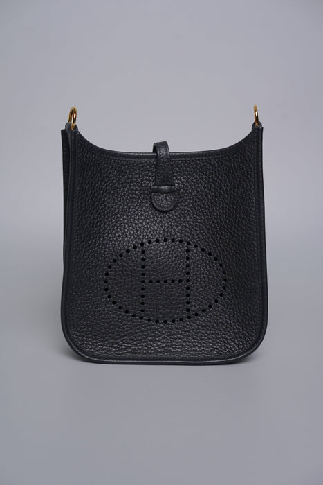 Hermes Mini Evelyne in Noir Ghw