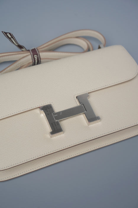 Hermes Constance Elan in Craie Epsom Phw (Brand New)