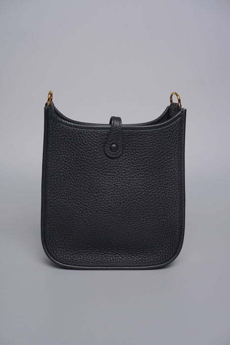 Hermes Mini Evelyne in Noir Ghw