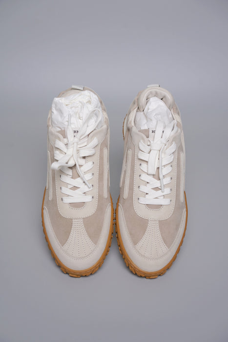 Hermes Jet Sneakers in Beige Esquisse / Glaise Size 38 (Brand New)