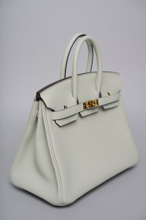 Hermes Birkin 25 in Gris Neve Togo Ghw