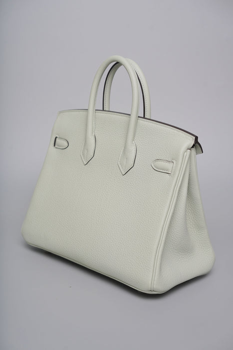 Hermes Birkin 25 in Gris Neve Togo Ghw