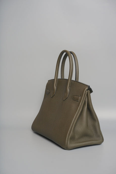 Hermes Birkin 30 in Vert de Gris Togo Ghw (Brand New)