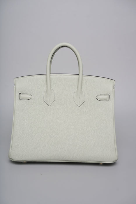 Hermes Birkin 25 in Gris Neve Togo Ghw