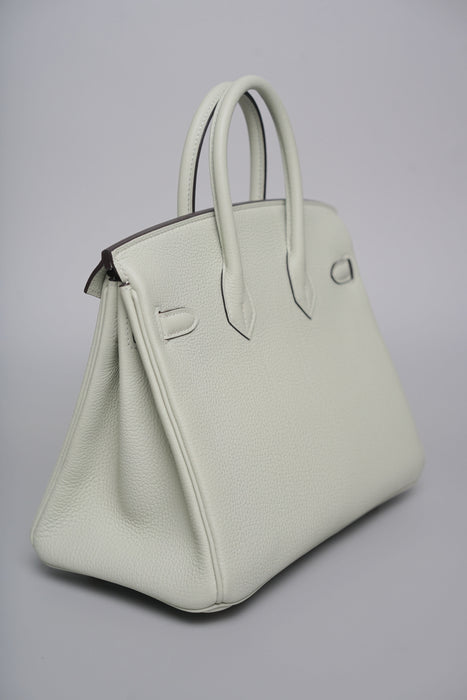 Hermes Birkin 25 in Gris Neve Togo Ghw
