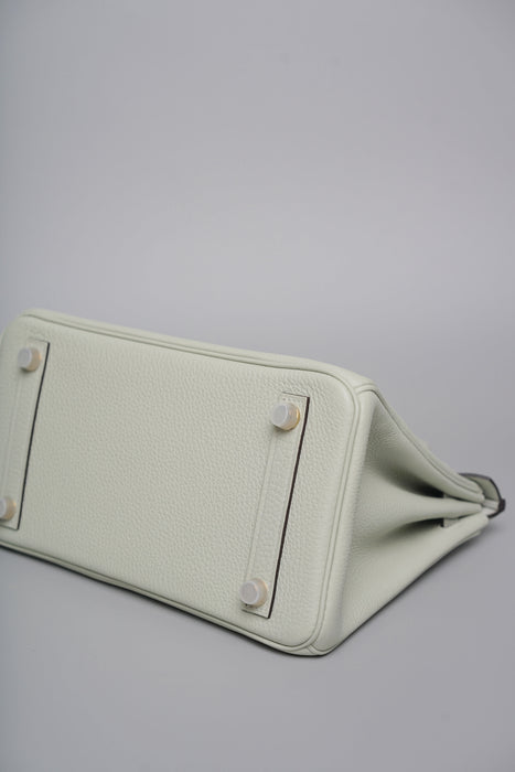 Hermes Birkin 25 in Gris Neve Togo Ghw