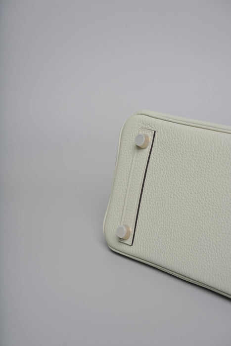 Hermes Birkin 25 in Gris Neve Togo Ghw