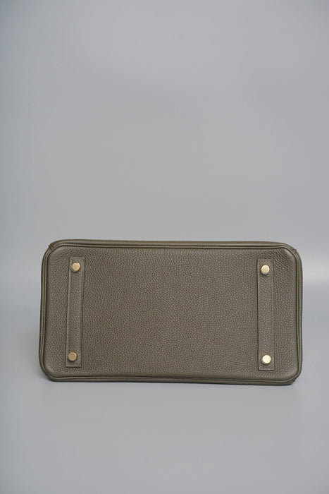Hermes Birkin 30 in Vert de Gris Togo Ghw (Brand New)