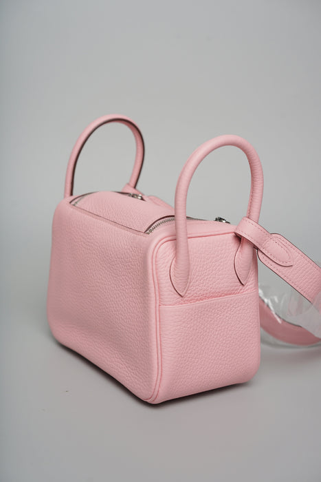 Hermes Mini Lindy II in Rose Sakura Phw (Brand New)