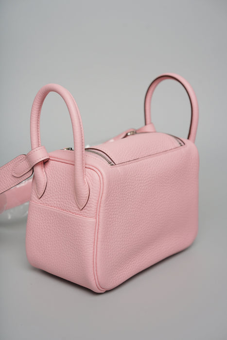 Hermes Mini Lindy II in Rose Sakura Phw (Brand New)