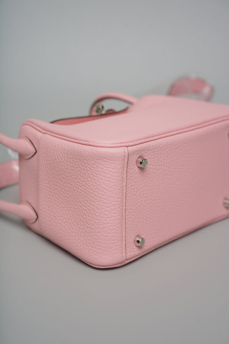 Hermes Mini Lindy II in Rose Sakura Phw (Brand New)
