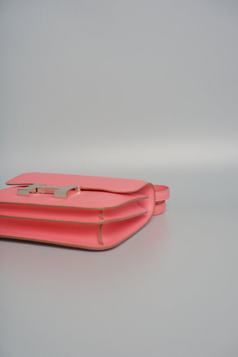 Hermes Constance 18 in Rose Confetti Epsom Phw