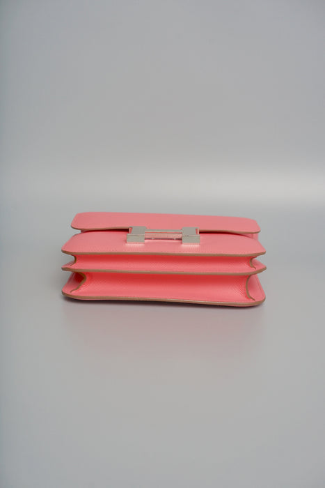 Hermes Constance 18 in Rose Confetti Epsom Phw