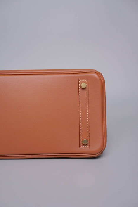 Hermes Birkin 30 in Gold Veau Jonathan Ghw (Brand New)