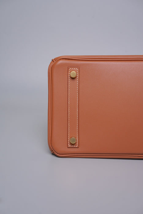 Hermes Birkin 30 in Gold Veau Jonathan Ghw (Brand New)