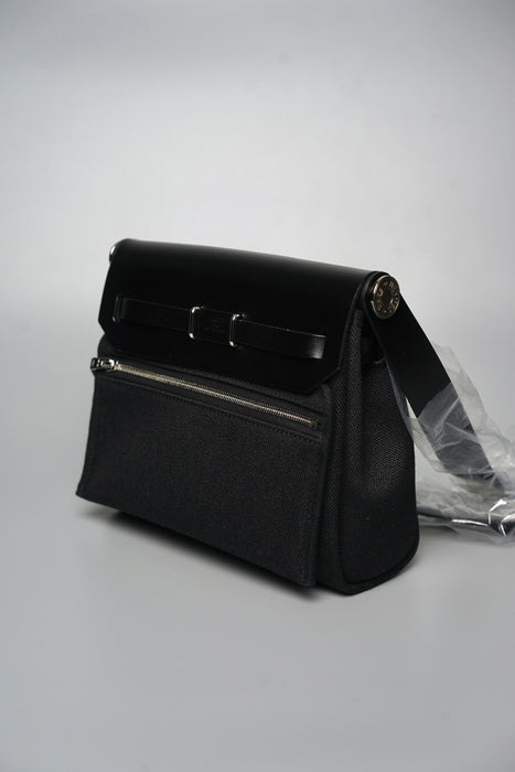 Hermes Mini HerBag in Black Phw (Brand New)