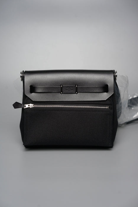 Hermes Mini HerBag in Black Phw (Brand New)