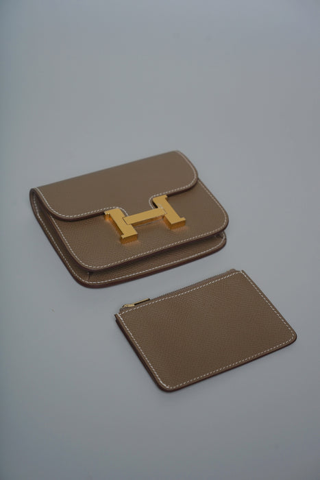 Hermes Constance Slim in Etoupe Ghw (Brand New)