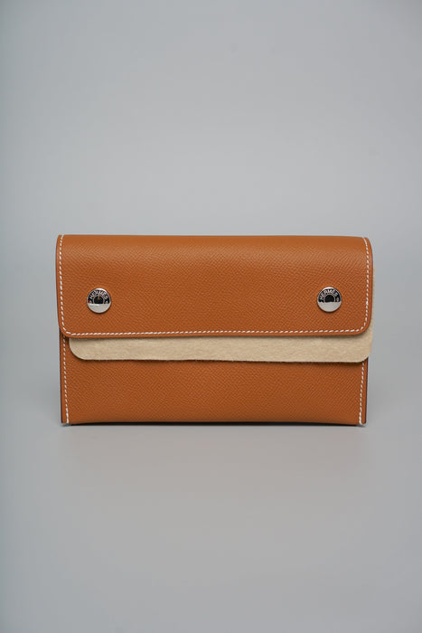 Hermes Snap Wallet in Gold Phw (Brand New)