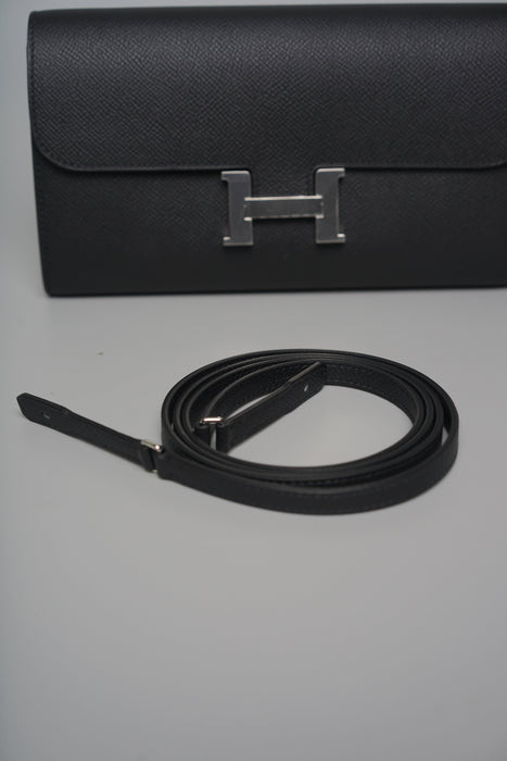 Hermes Constance To Go in Noir Epsom Phw (Brand New)