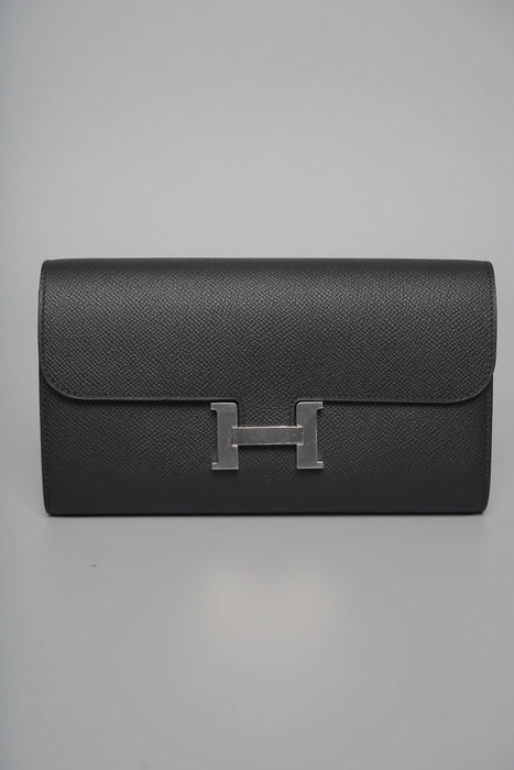 Hermes Constance To Go in Noir Epsom Phw (Brand New)
