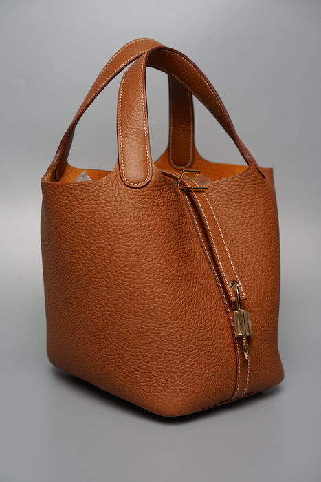 Hermes Picotin 18 in Gold Ghw (Brand New)– orangeporter